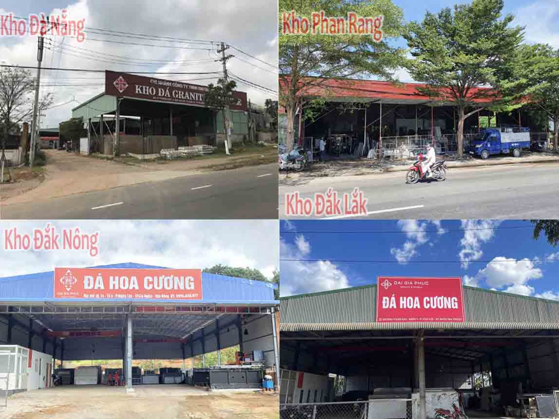Showroom đá nhân tạo và đá tự nhiên Đại Gia Phúc kho tinh1