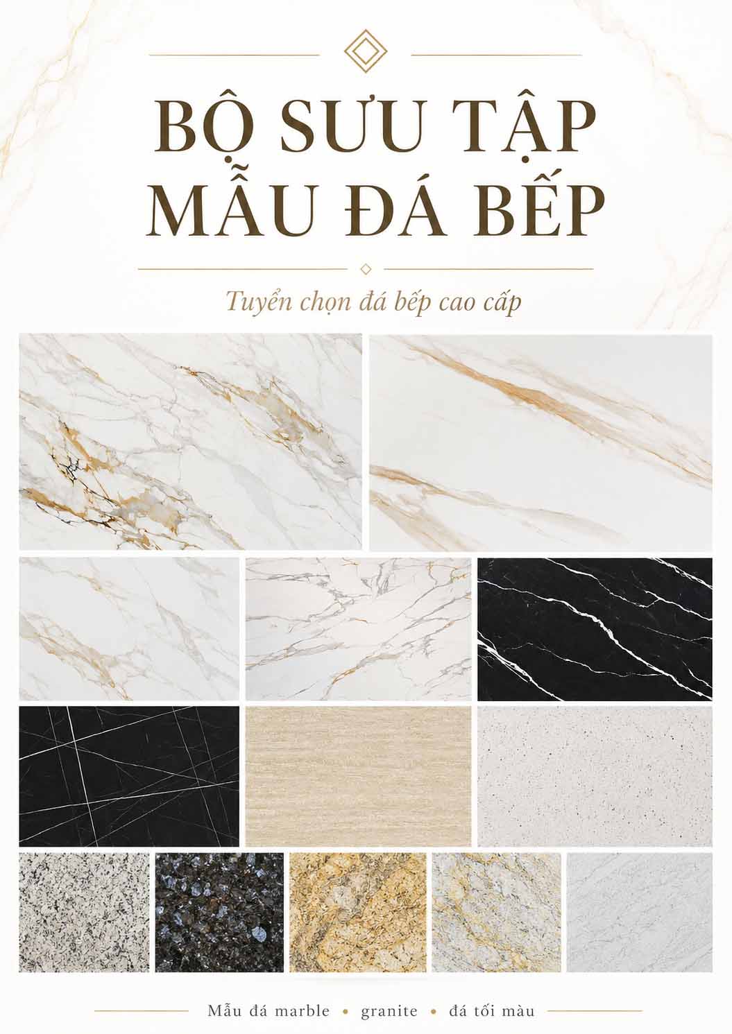 mẫu đá làm bếp tại Đại Gia Phúc